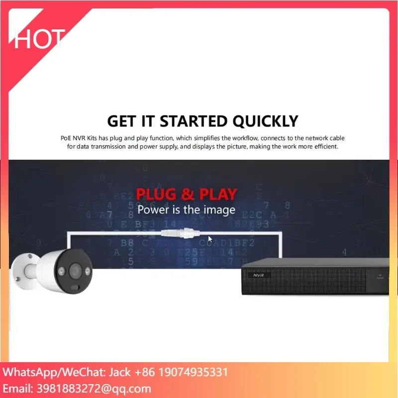 Home Security Indoor Cameras - 8CH 4K PoE Security Camera System