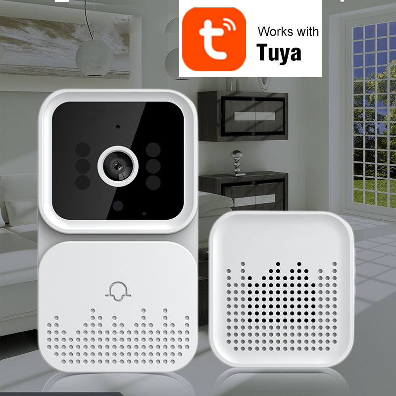 Home Security Premium Eset - Tuya Wireless Video Doorbell Digital Visual