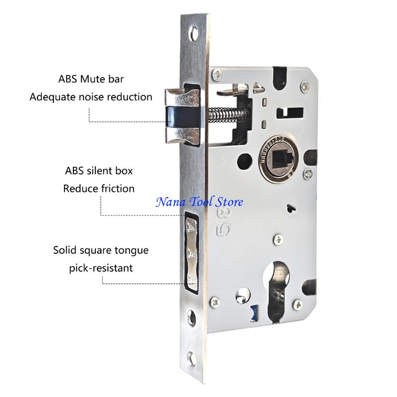 Home Security Door Lock - 31GJ Reliable Zinc Alloy Door Handle