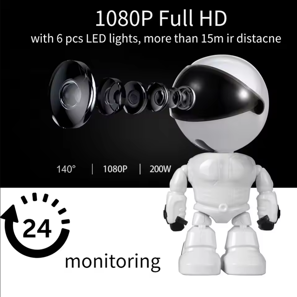 Home Security Robots - Smart Robot WiFi IP Camera 1080P