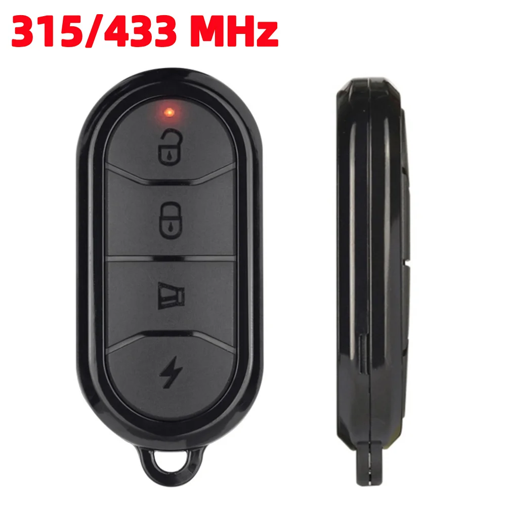 Home Security Key Fob - 315 MHz/433 MHz Remote Control Key