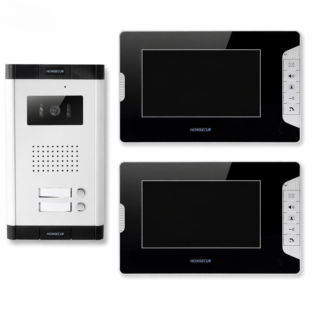 Home Security Indoor Cameras - 4 Wire 2 Family Video Door