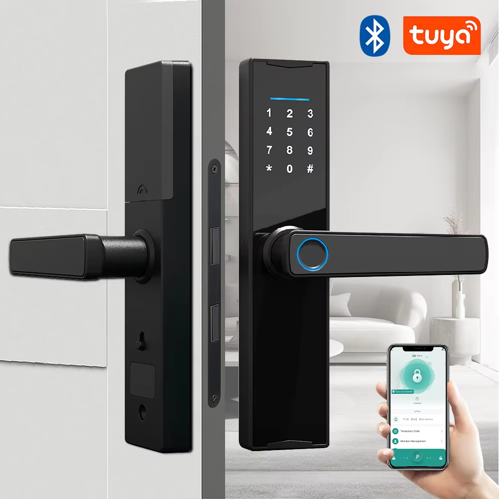Home Security Keypad - Bluetooth-compatible Tuya APP Smart Door Lock