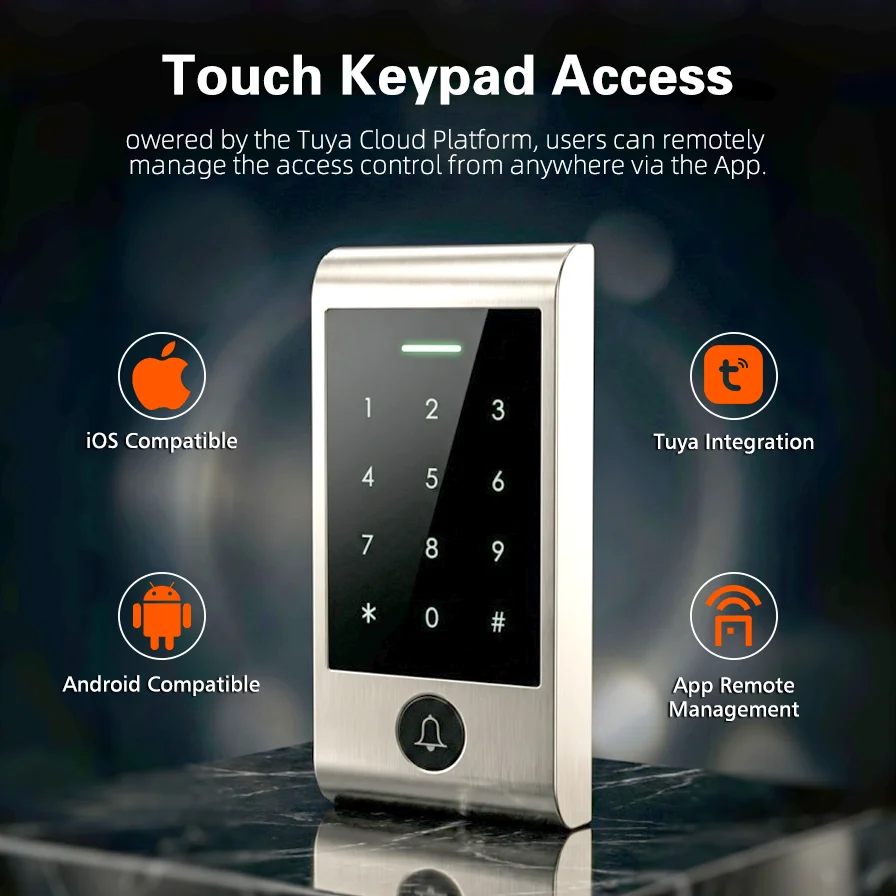 Home Security Keypad - Advanced WIFI Remote Control Touch Keypad