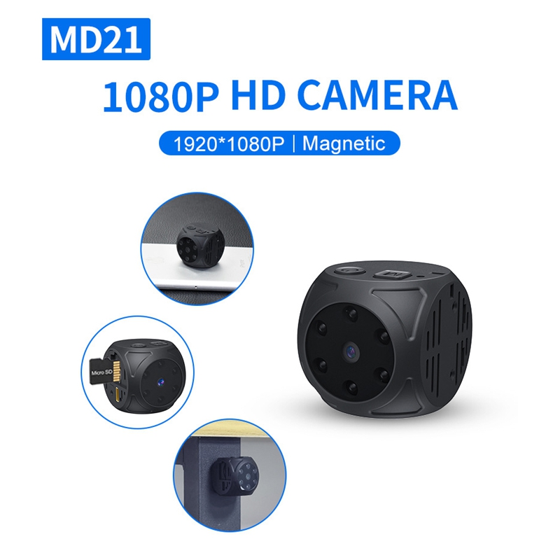 Home Security Indoor Cameras - Mini HD Camera 1080p Portable Small