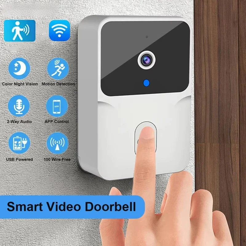 Home Security Lidar - Smart Home WiFi Video Doorbell Wireless