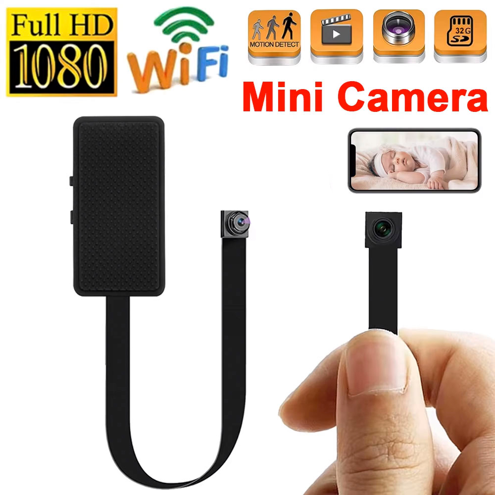 Home Security Hidden Cameras - 1080P HD DIY WiFi Mini Camera