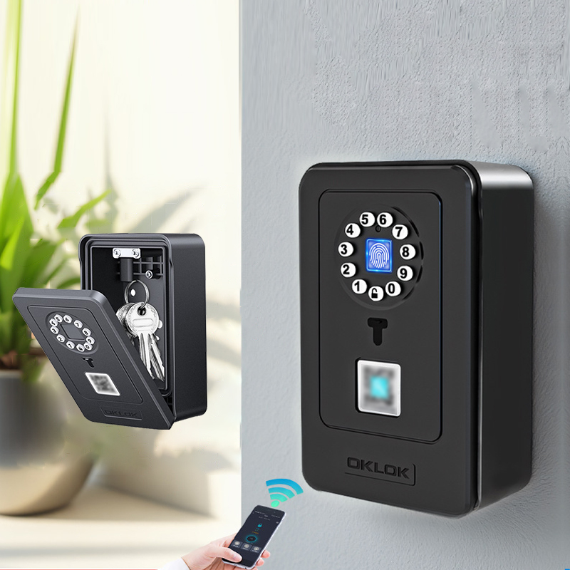 Home Security Door Lock - Intelligent Padlock Hang Design Password Storage