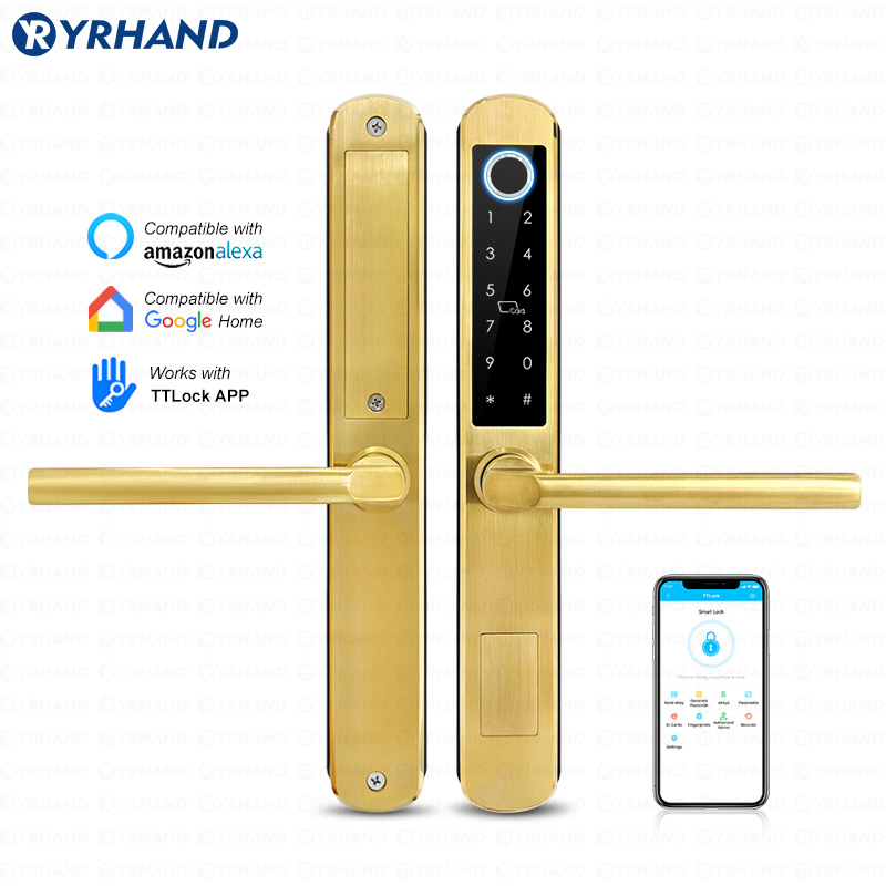 IP66 Gold Stainless steel Slid - Home Security Keypad recension och pris
