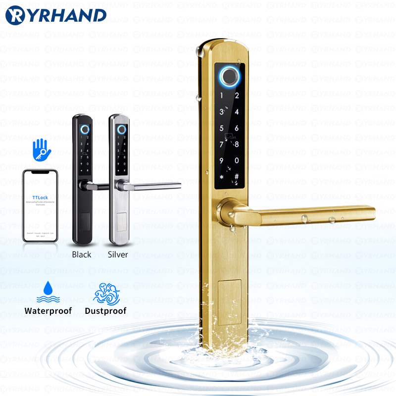 IP66 Gold Stainless steel Slid - Home Security Keypad recension och pris