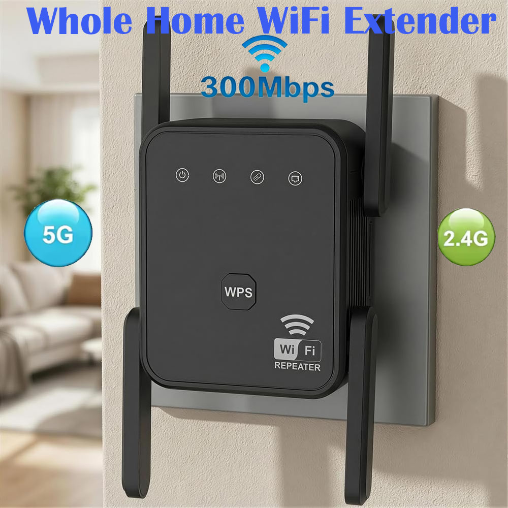 2026 New WiFi Repeater 300Mbps - Home Security Services recension och pris