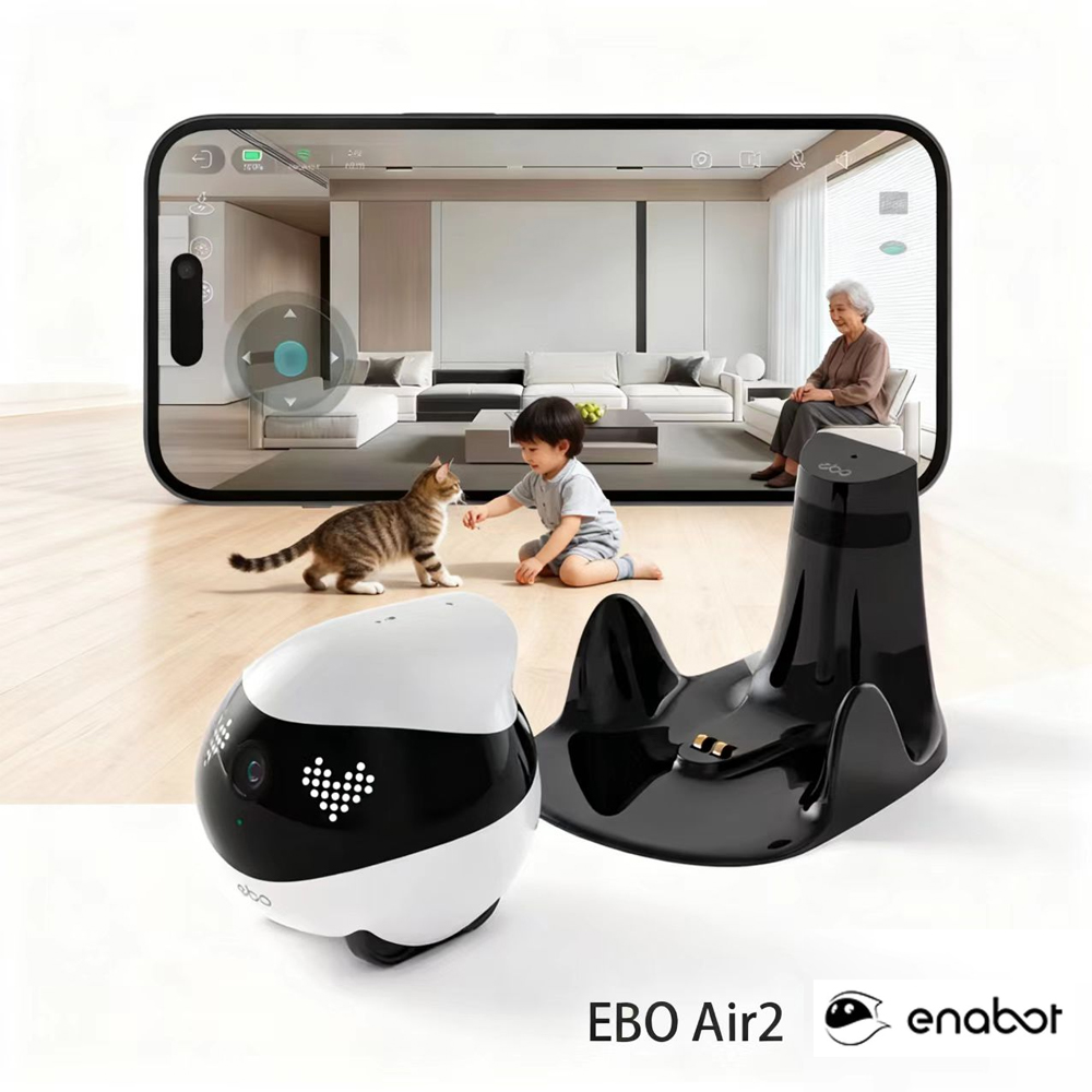 Enabot EBO AIR 2 Companion Rob - Home Security Robots recension och pris