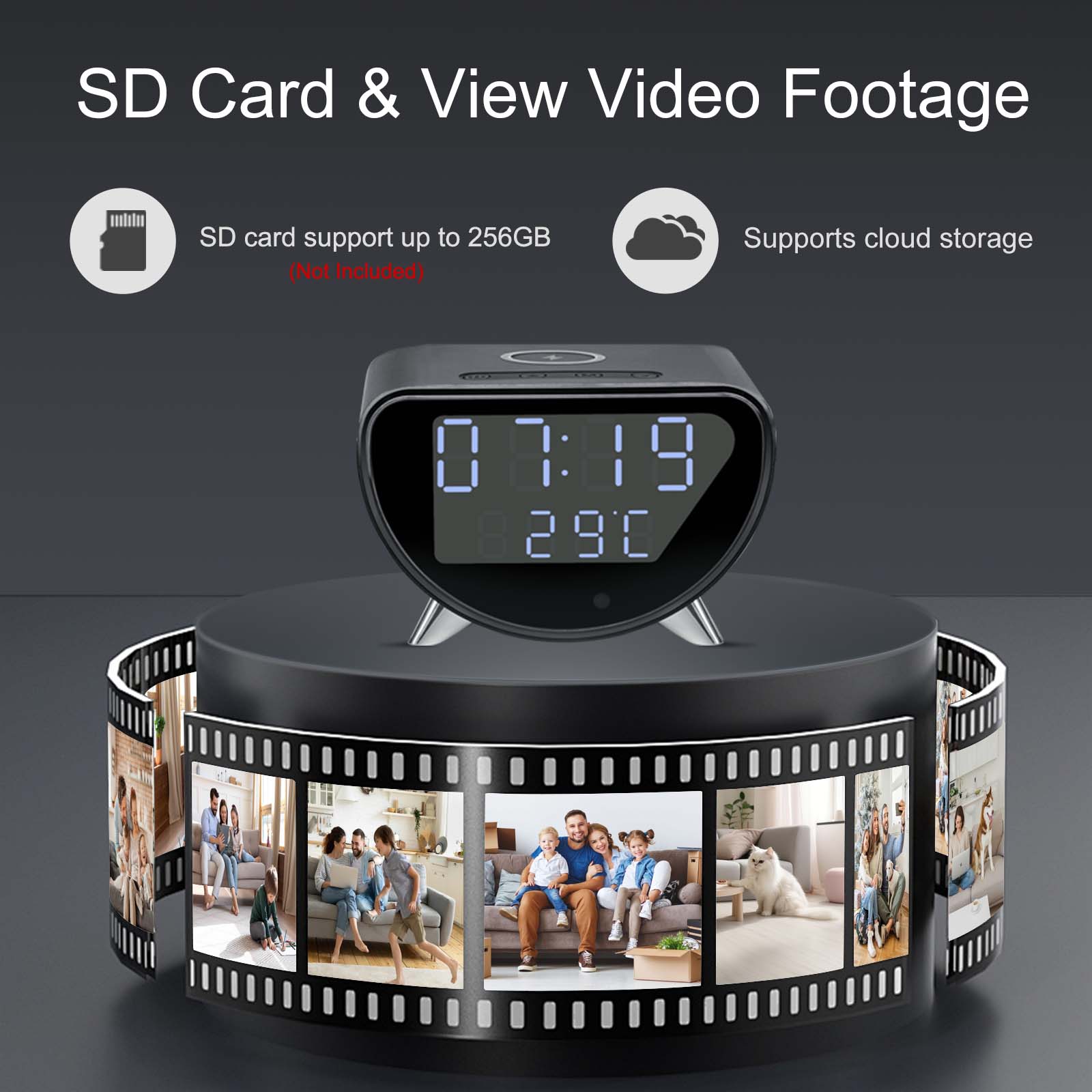 WiFi Clock Camera with Wireles - Hidden Camera Clock recension och pris