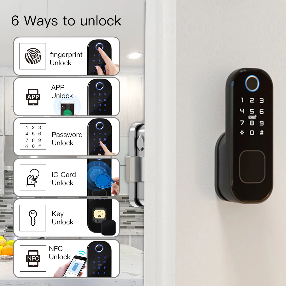 MOES WiFi Tuya Smart Lock Door - Home Security Services recension och pris