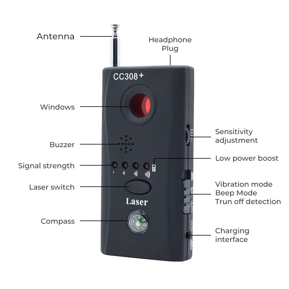 CC308 Portable Hidden Camera D - Home Security Hidden Cameras recension och pris