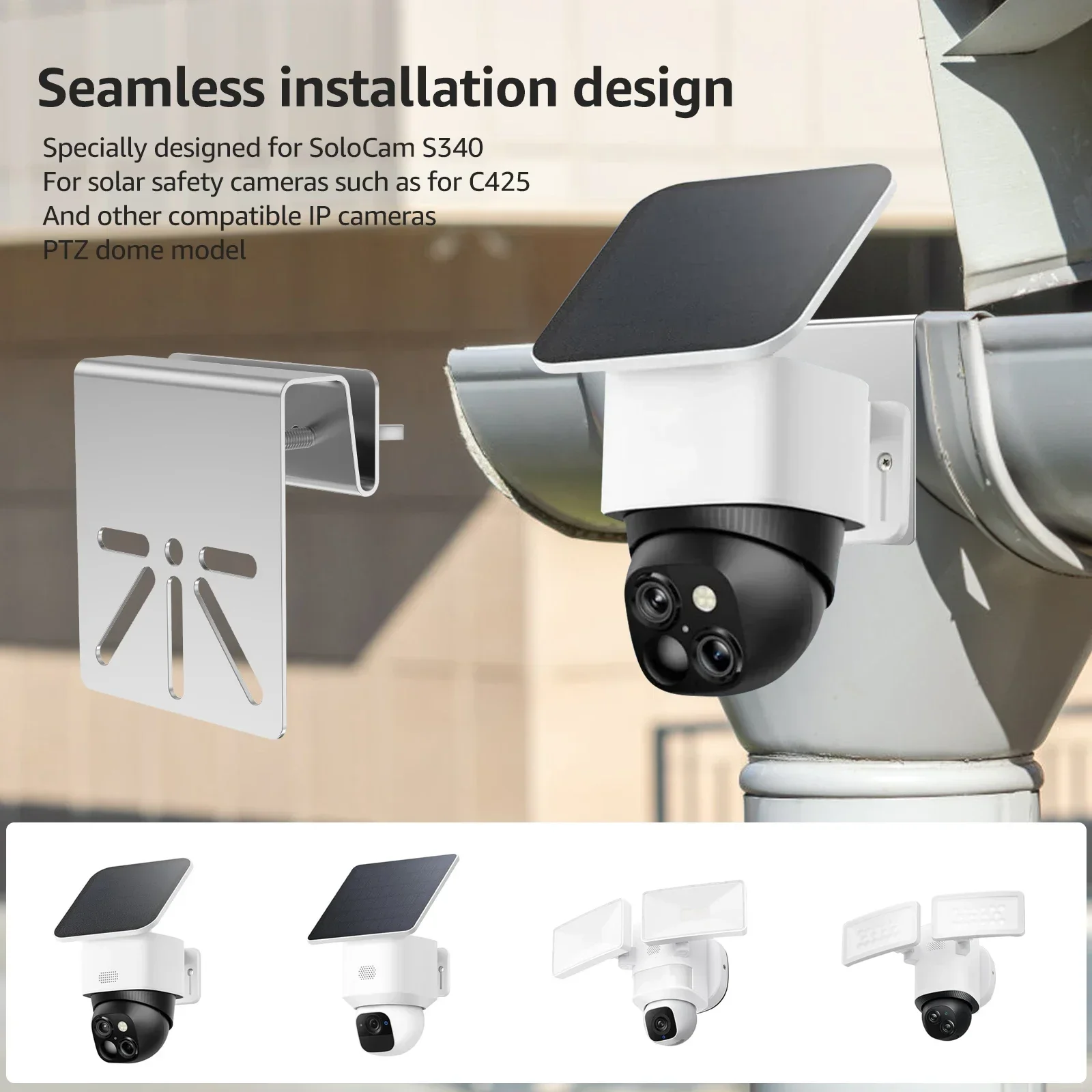 2Pcs Wall Mount Gutter Bracket - Home Security Eufy recension och pris