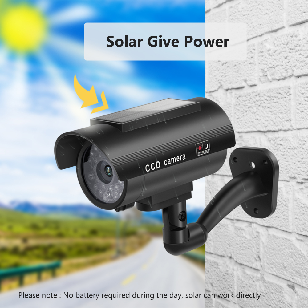 Solar Panel Dummy Surveillance - Home Security Indoor Cameras recension och pris