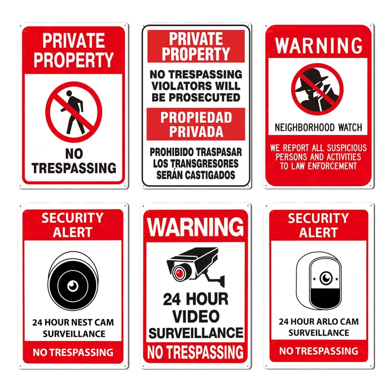 Private Property No Trespassin - Home Yard Security recension och pris