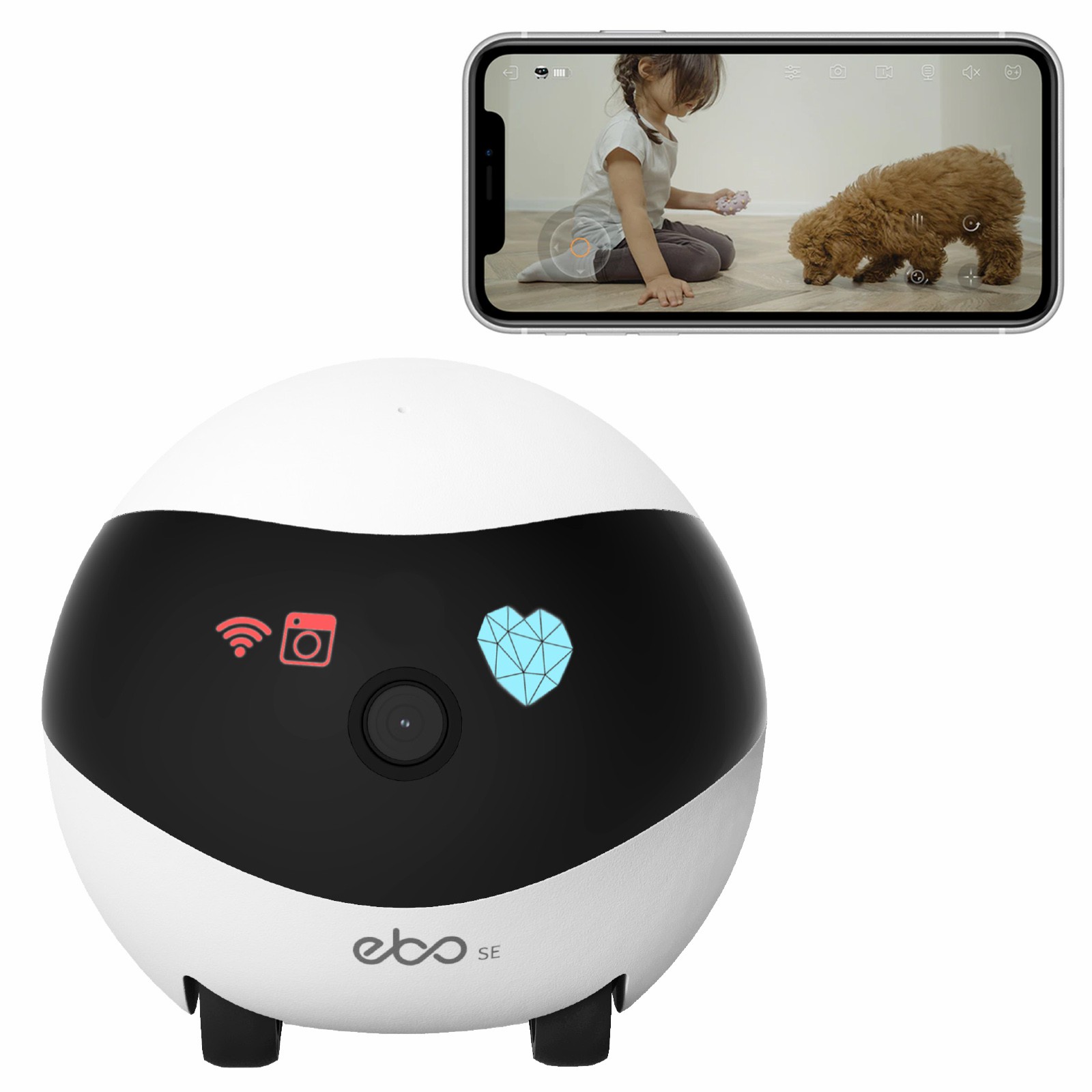 EBO SE Smart Home Robot Compan - Home Security Robots recension och pris