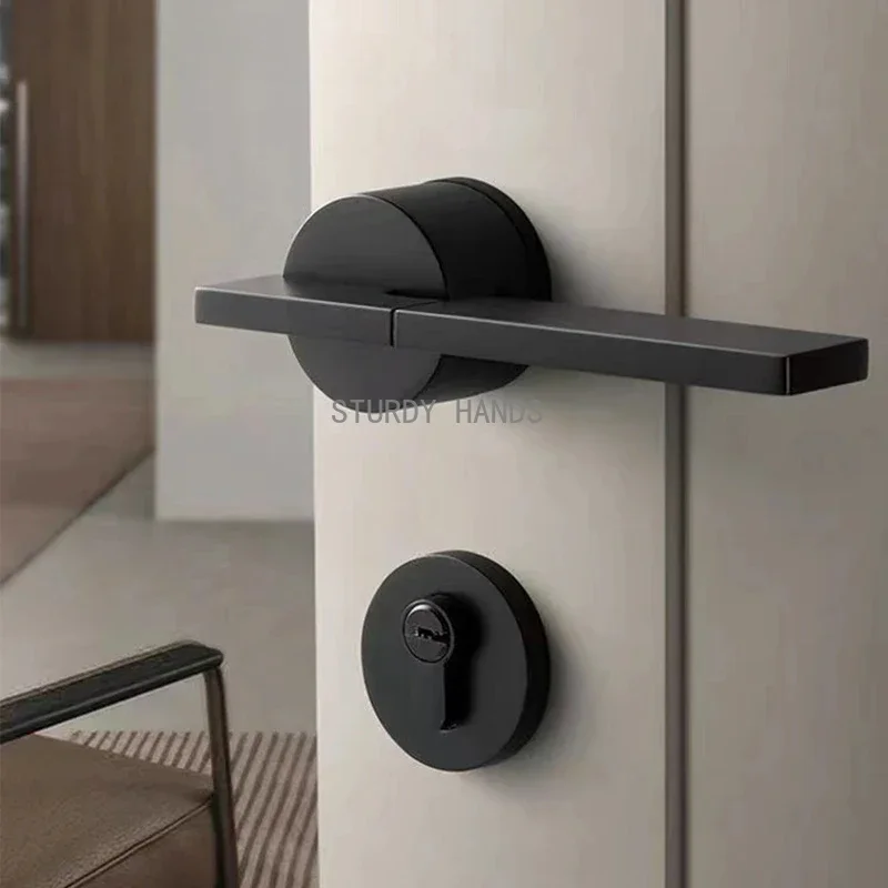 Zinc alloy indoor key lock mod - Home Security Door Lock recension och pris