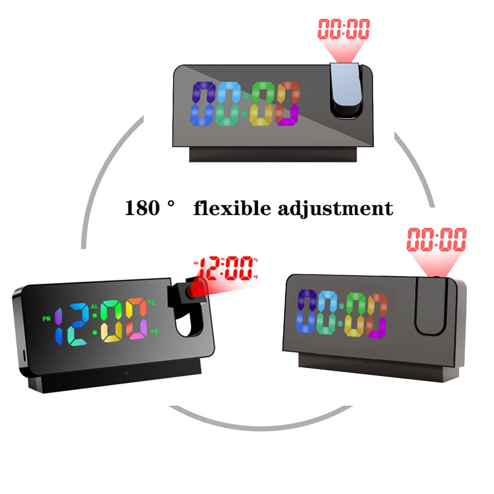 4K HD Projection Alarm Clock C - Hidden Camera Clock recension och pris