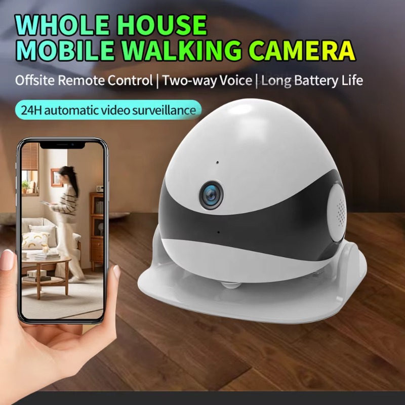 Wireless 2K HD Mobile Pet Comp - Home Security Robots recension och pris