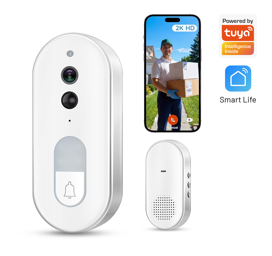 Tuya Smart Video Doorbell Wire - Home Security Lidar recension och pris