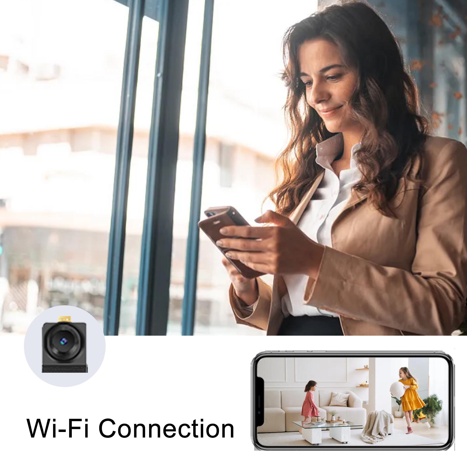 HD WiFi Camera DIY Module Home - Hidden Camera Clock recension och pris
