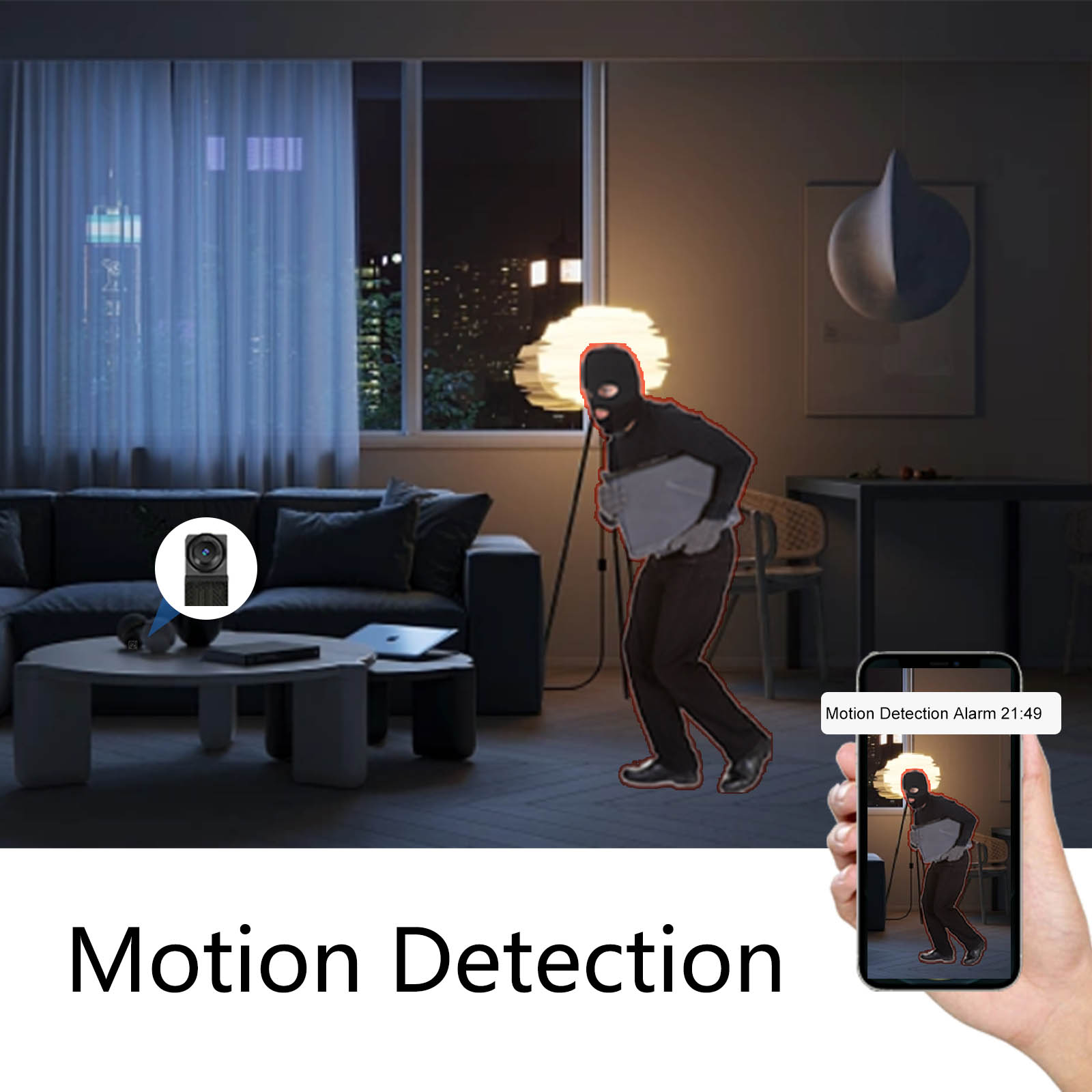 HD WiFi Camera DIY Module Home - Hidden Camera Clock recension och pris