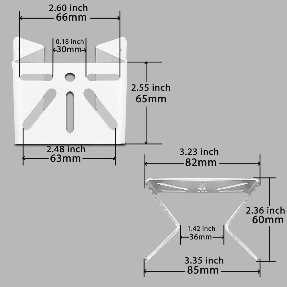 White Corner Mount Bracket for - Home Security Eufy recension och pris