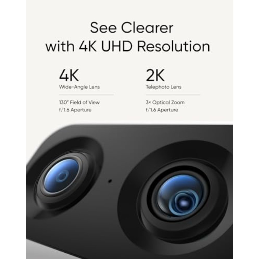 4K Indoor Cam S350 for home se - Home Security No Subscription recension och pris
