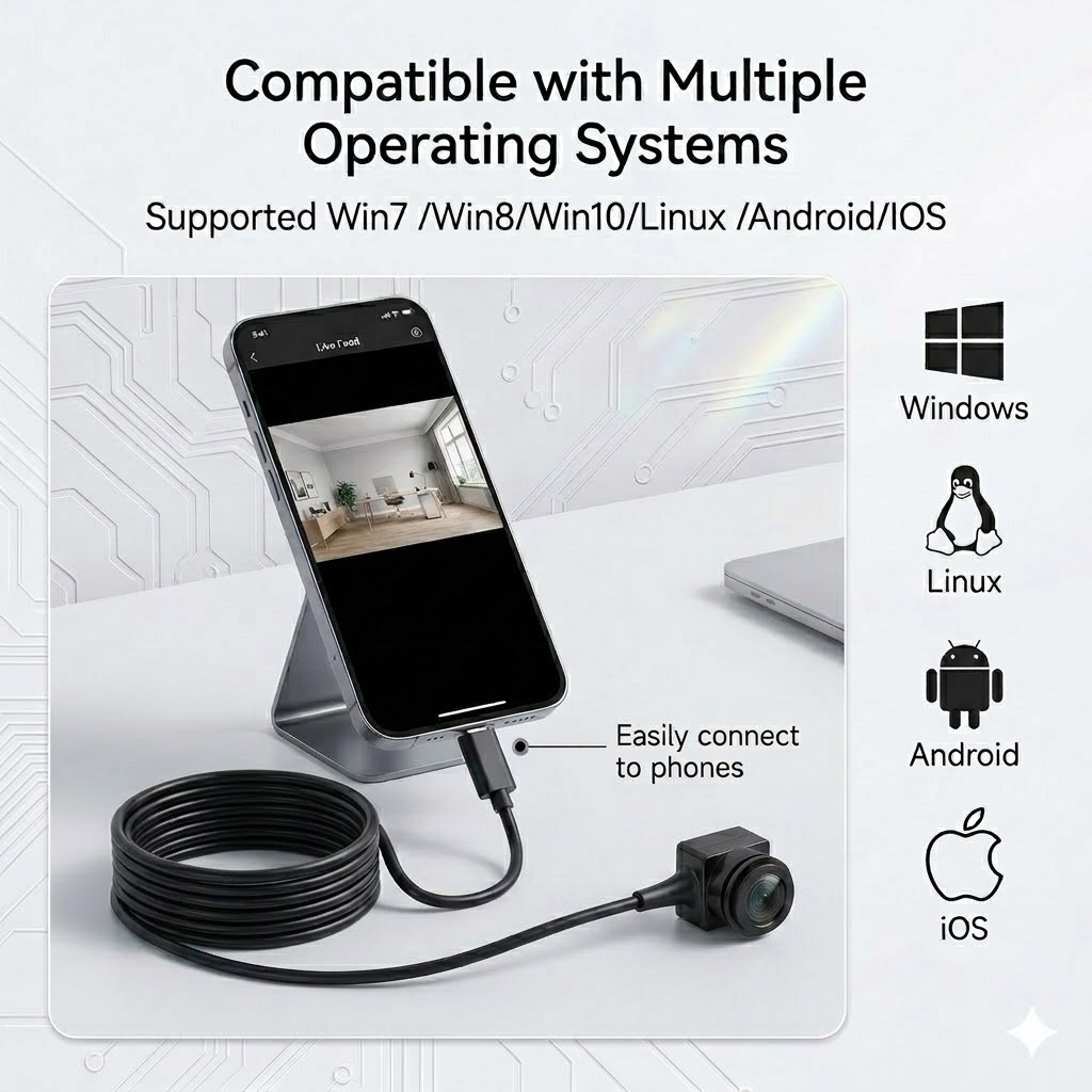 USB Type-C Mini Webcam with Mi - Home Security Hidden Cameras recension och pris