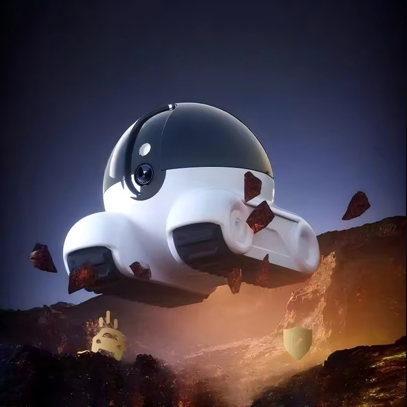 Wireless Dual Lens Robot Camer - Home Security Robots recension och pris