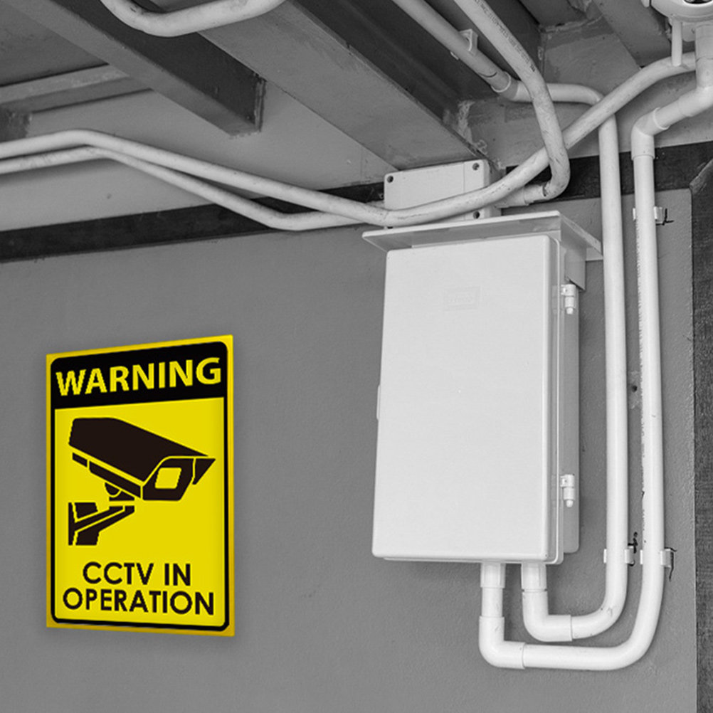Acrylic Security Camera Warnin - Home Yard Security recension och pris