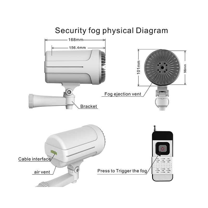 Gadgets Smart Security Fog Gen - Home Security Fog System recension och pris