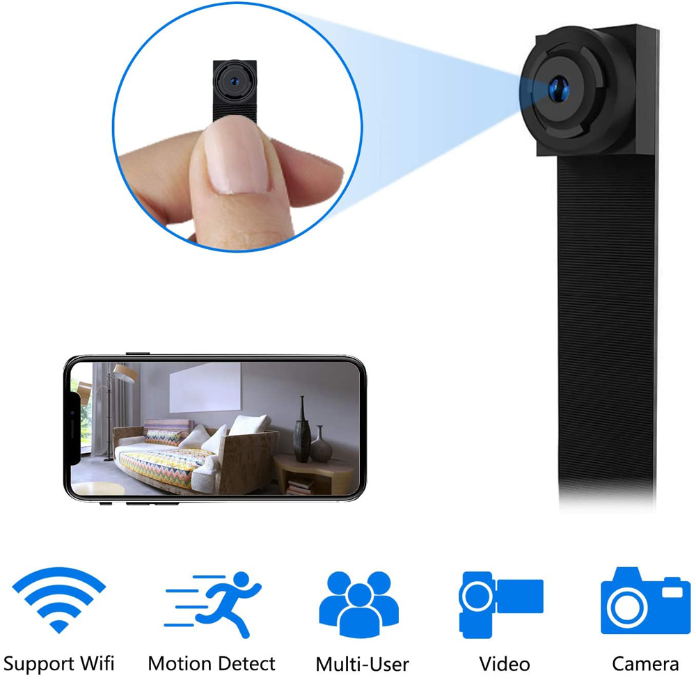 128GB WiFi Mini Camera 1080P D - Home Security Hidden Cameras recension och pris