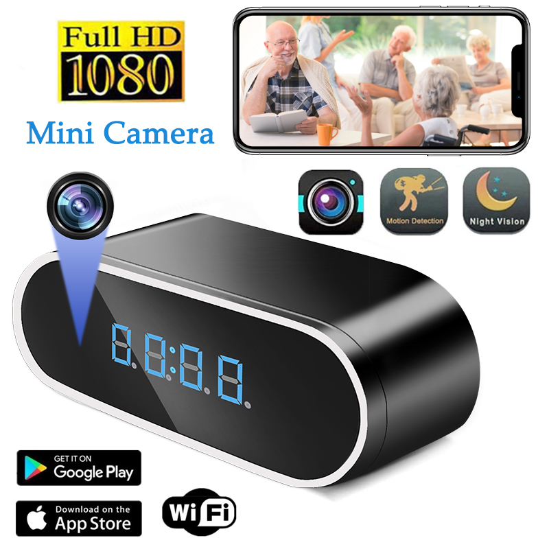 Full HD 1080P Alarm Clock Mini - Hidden Camera Clock recension och pris