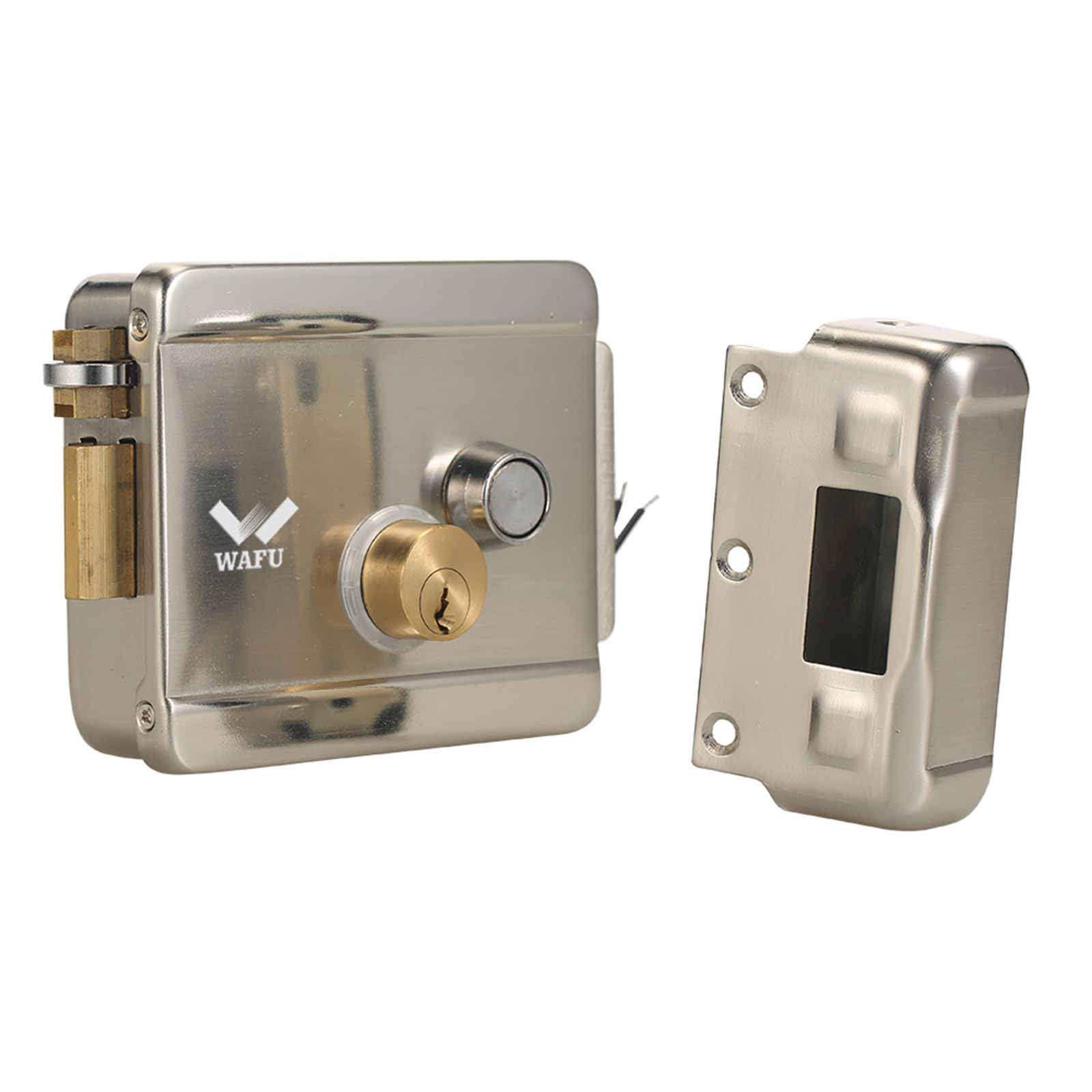 WAFU Smart Electric Gate Door  - Home Security Door Lock recension och pris