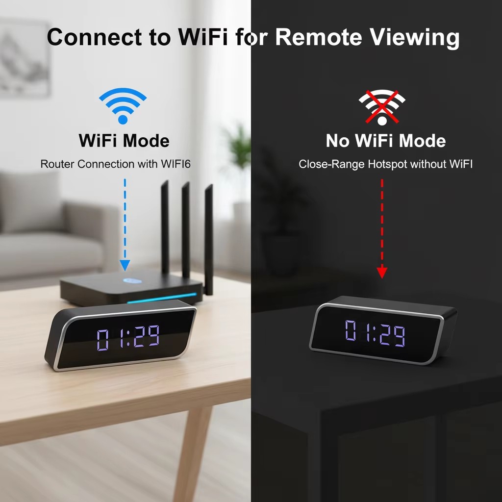 Digital Clock Camera 1080P FHD - Hidden Camera Clock recension och pris