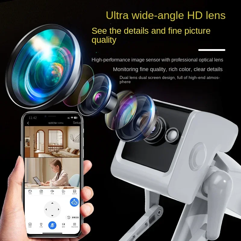 2MP Camera IP Camera Wireless  - Home Security Robots recension och pris