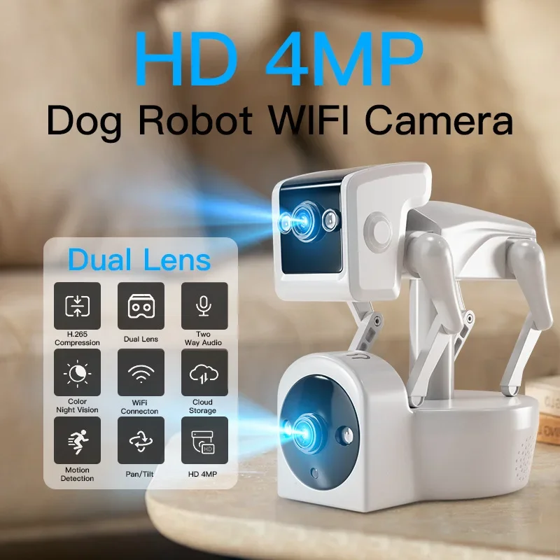 2MP Camera IP Camera Wireless  - Home Security Robots recension och pris
