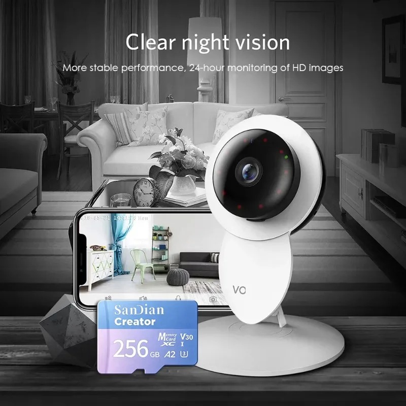 Original 128GB 256GB V30 U3 Mi - Home Security Robots recension och pris