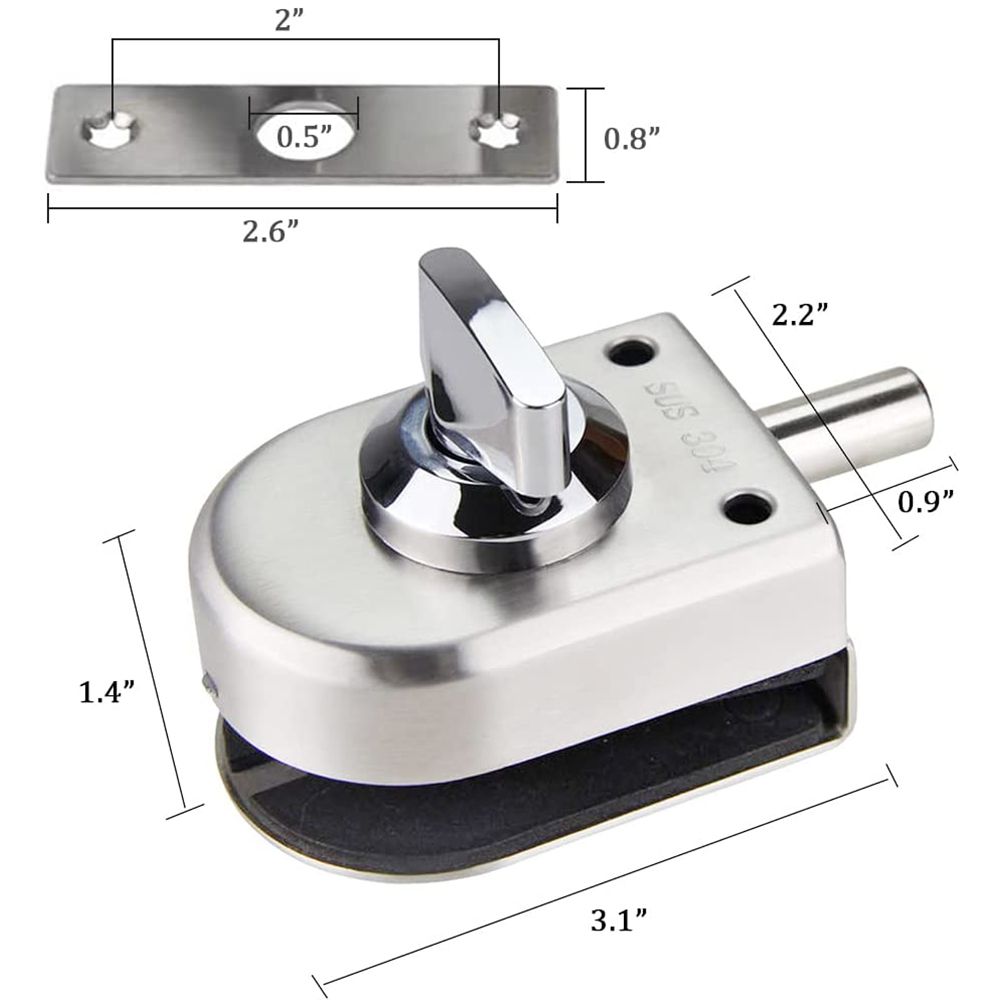 304 Stainless Steel Keyless Ho - Home Security Door Lock recension och pris