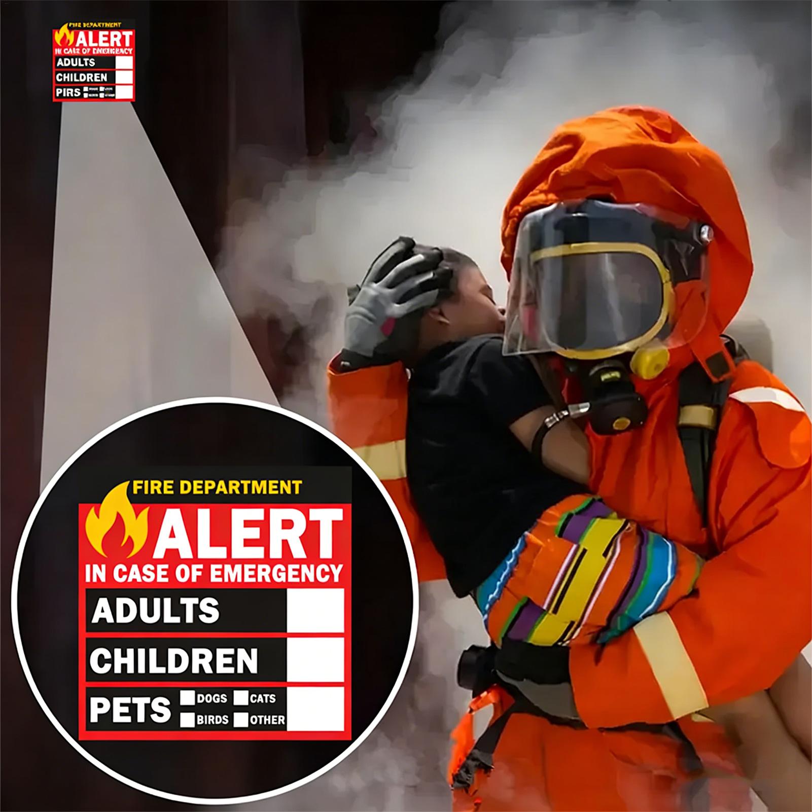 Fire Pet Alert Sticker Rain-Pr - Home Security Department Us recension och pris