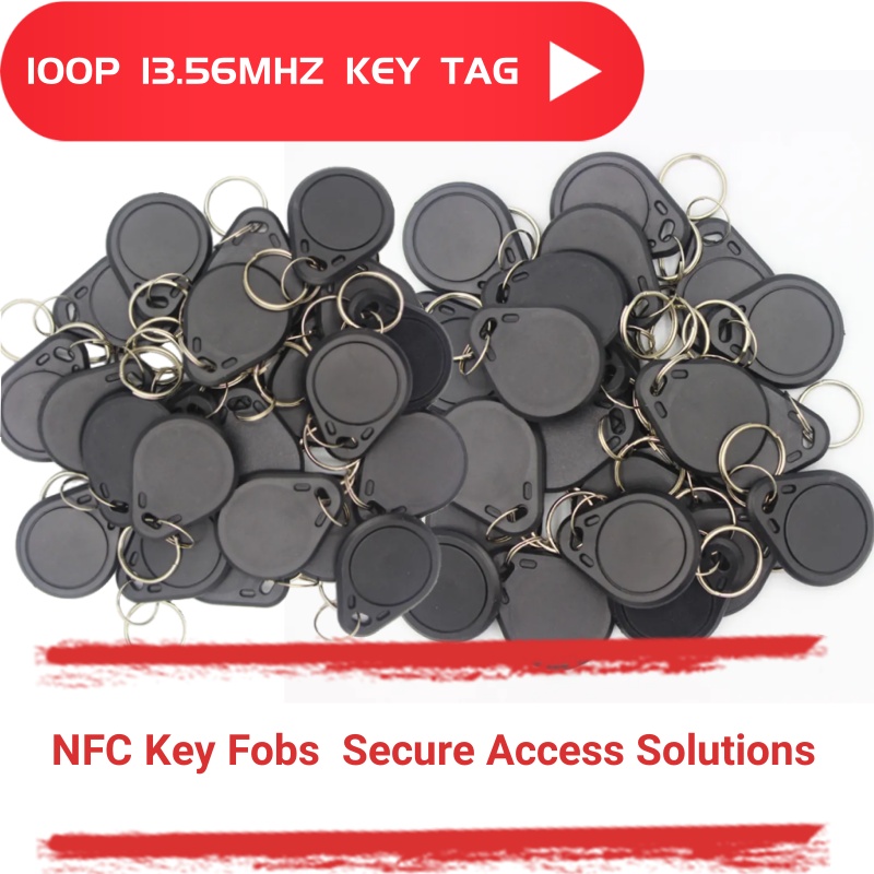 100P NFC Smart Key Tag Card,RF - Home Security Key Fob recension och pris