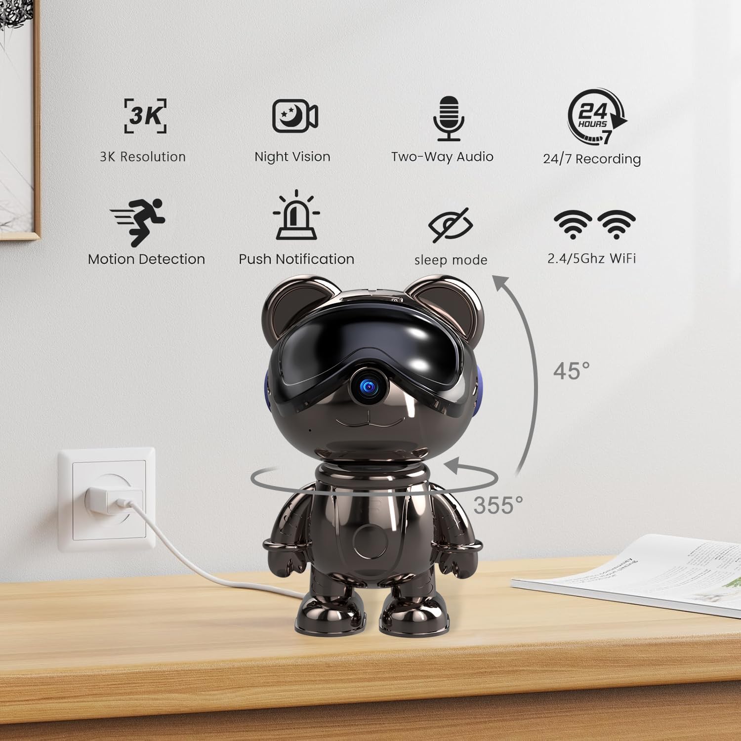 Indoor WiFi Security Camera, 5 - Home Security Indoor Cameras recension och pris
