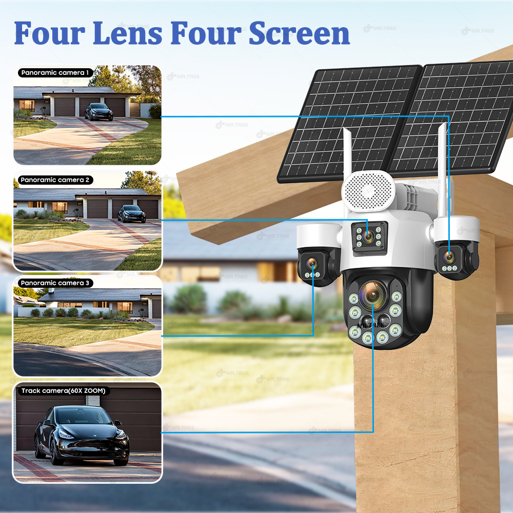 AOV Four Lens Outdoor Surveill - Home Security Company recension och pris