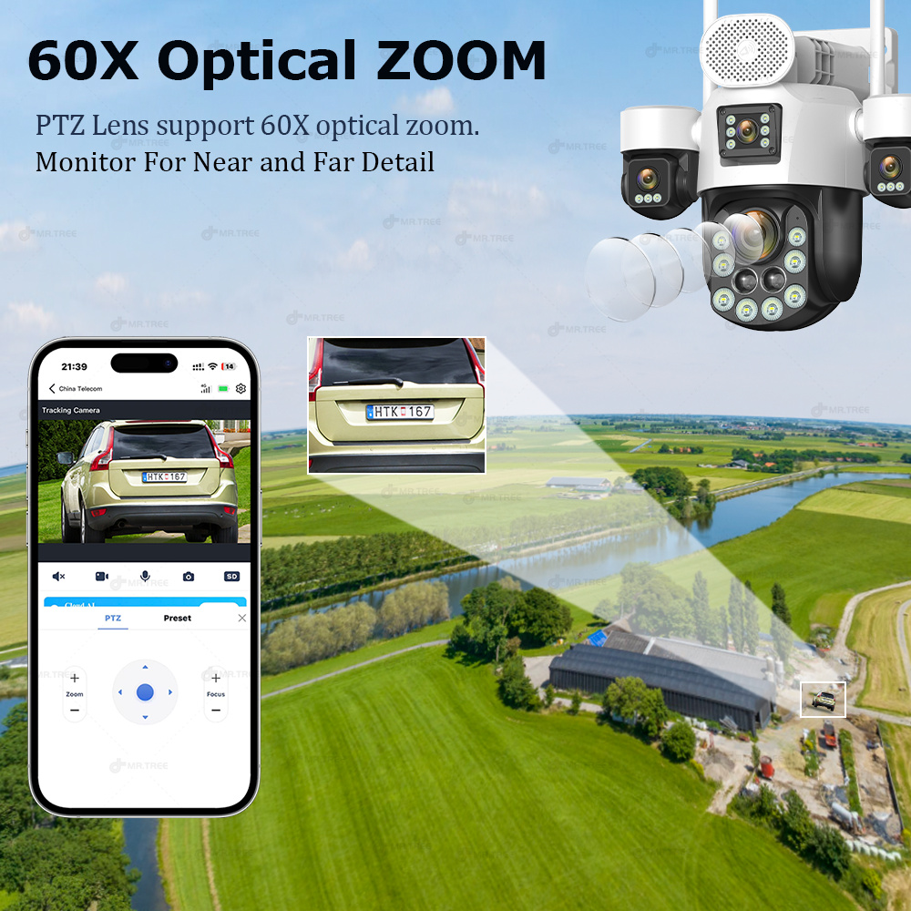 AOV Four Lens Outdoor Surveill - Home Security Company recension och pris