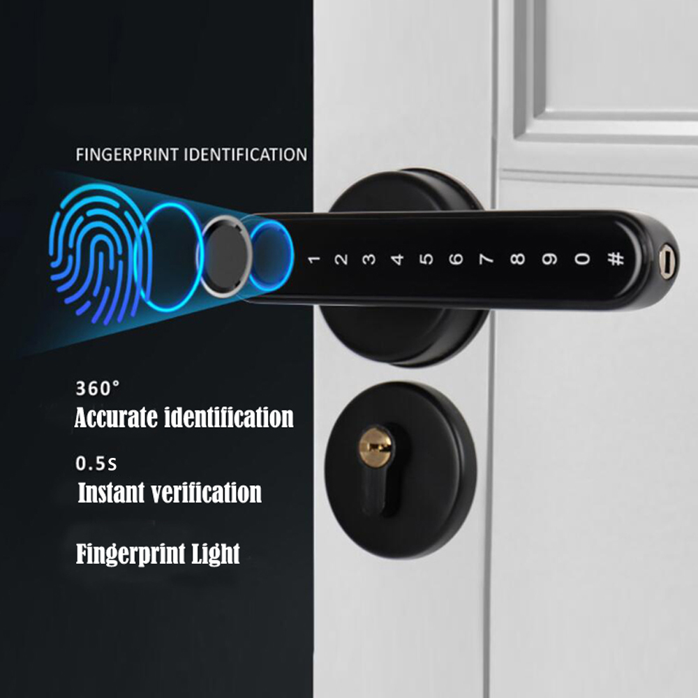 TTLock Smart Bluetooth Fingerp - Home Security Keypad recension och pris