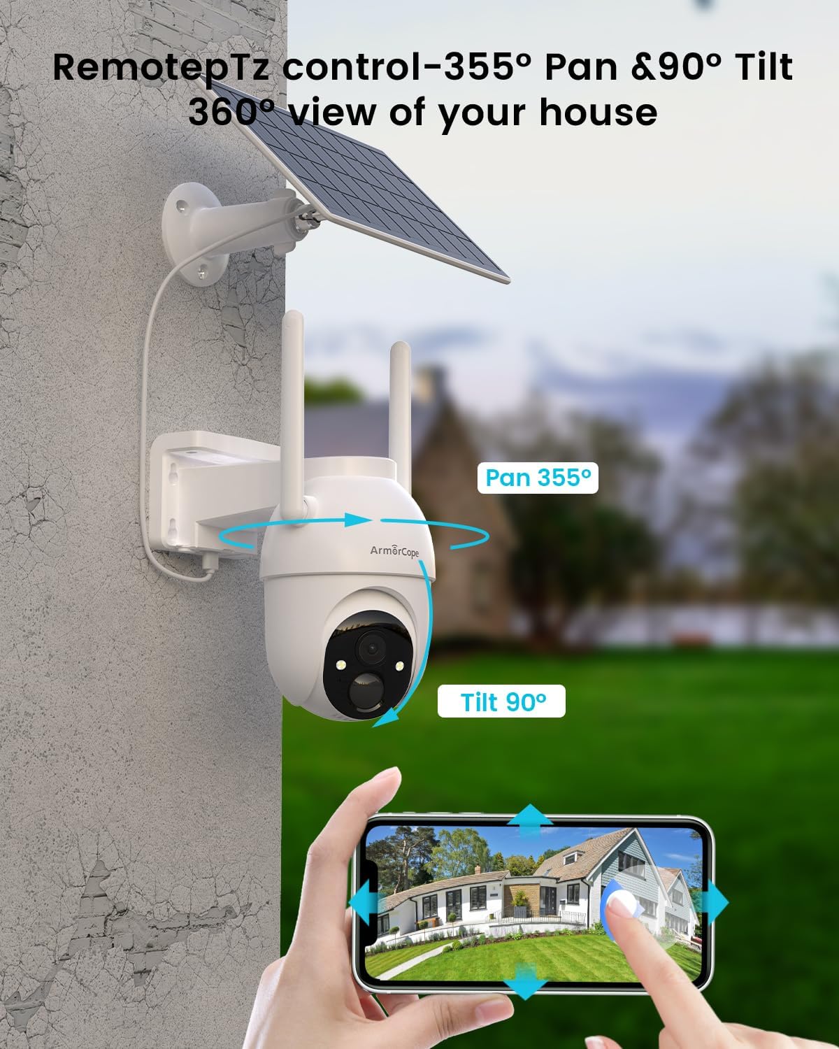 Wireless Outdoor Security Came - Home Security No Subscription recension och pris